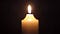 Burning candle