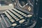 An old school typewriter
