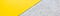 Split image with yellow and grey background