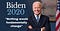 A smiling picture of “Biden” with the words: “Biden 2020: ‘nothing would fundamentally change’”