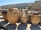 Terracotta amphorae at Knossos