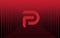 The social media platform Parler logo