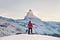 Man on a mountain