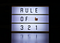 Rule of thumb: 3–2–1