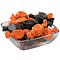 Black and orange wrapped Peanut Butter Kisses
