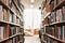 Rows of books