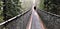 Long hanging bridge, where the end can not be seen.