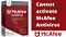 how do i install mcafee with a product key