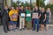 Manatee County Beach Patrol and Lorna Alston accept the Water-Wise awards