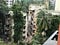 a section of the building collapsed completely and rubble fell onto the staircase