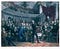 A hand-colored engraving of The United States Senate, A.D. 1850