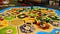 A table setup with the boardgame, Settlers of Catan
