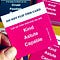 Square card held up — text says Do not flip this card. Let us now assume we are kind, astute and capable