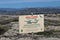 sign reads Area Closed, California least terns nesting area