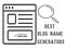 Blog Name Generators Tools