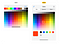 Comparison of the iOS 14 Safari color picker compared to the iOS 15 version