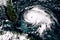 A NOAA GOES-East satellite handout image of Hurricane Dorian (Cat. 5 storm) tracking towards the Florida taken Sept 1, 2019.