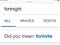 Autocorrect example from Google