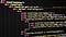 Source code of a website.