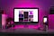 turned-on silver iMac