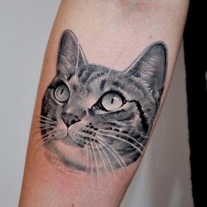 Magnifiques Tatouages Noir Et Gris De Nos Animaux De Compagnie Preferes By My Tatouage Medium