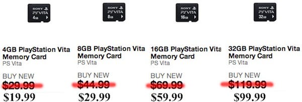 Playstation Vita Memory Cards Officially Priced Cheaper Than Earlier Reported By Sohrab Osati Sony Reconsidered