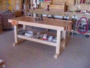 Building A Simple Work Bench Woodwork Family Medium