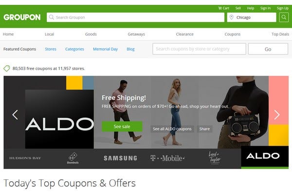 new groupon promo code