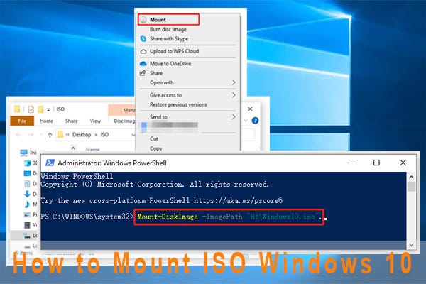 Windows 10 ISO Mount/Unmount | Get This Full Guide Now! | by Ariel Mu |  Medium