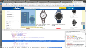 Web scraping flipkart login