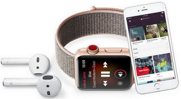 apple watch music without cellular