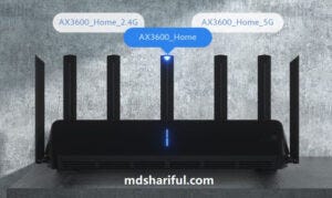 Xiaomi Mi Router AX6000 design