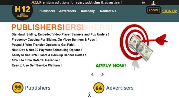 H12 Media Review Cpm Cpa Cpc Ad Network Ankur Gupta Medium