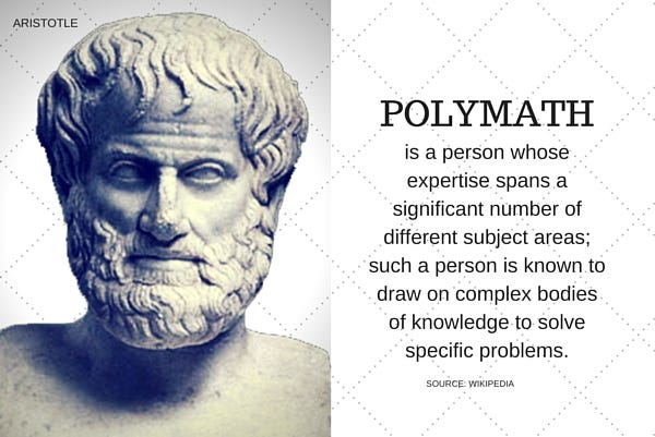 definition of a polymath or multipotentialite