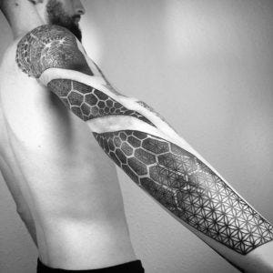 Tatouages De La Fleur De La Lie Le Symbole De La Conscience