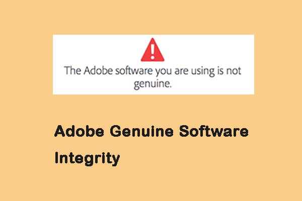 how to remove adobe genuine software verification failure for mac