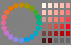 マンセル表色系とrgbの変換 紙やwebのデザインにおいて色彩設計を考えるときにマンセル表色系を用いると調和が By A Katu Medium