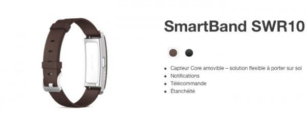 sony smartband swr10 black