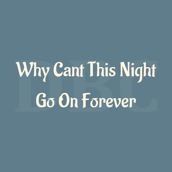 Guitar Chords Why Cant This Night Go On Forever Journey By Publisher Db Chord Db Chord Medium