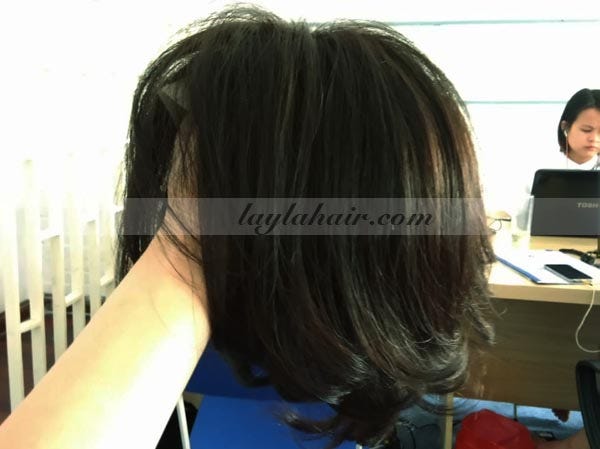 8 Inch Virgin Human Hair Toppers Or Toupee For Men Hair Layla