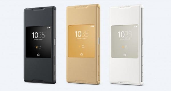 Sony Xperia Z5 Gains Familiar 'Style Cover Window' Case | by Sohrab Osati |  Sony Reconsidered