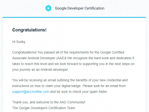 Becoming Google Certified Associate Android Developer | by SODIQ ...