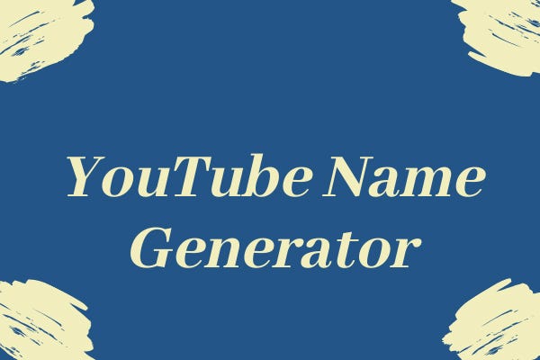 Unique Cool Youtube Names For Boys