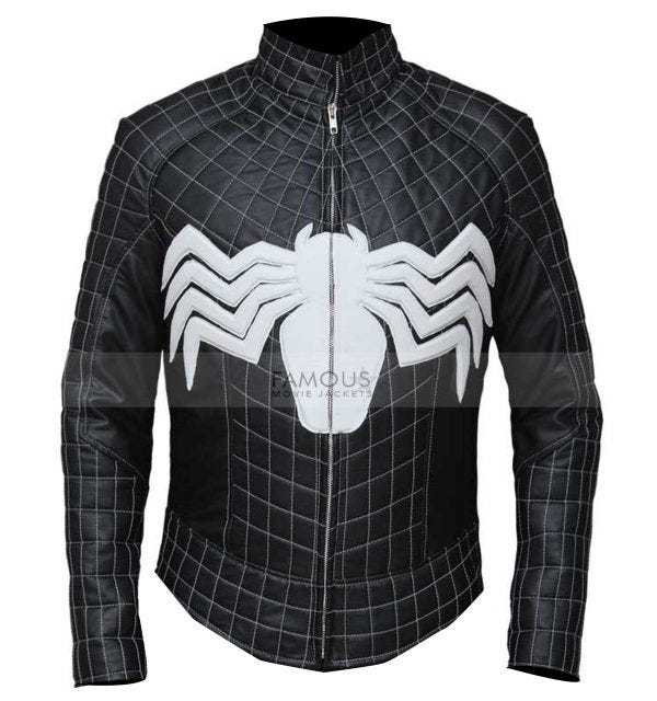black spiderman jacket