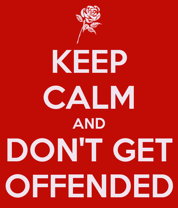 Image result for don't be offended