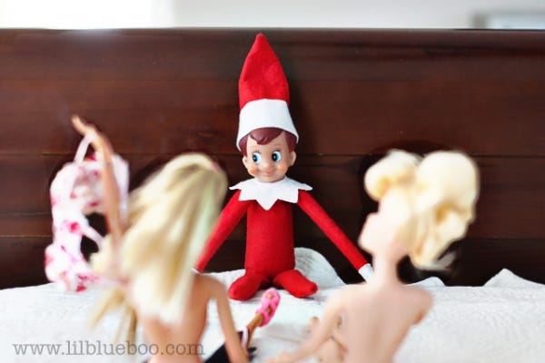 Elf On The Shelf Does A Line Of Coke And Fucks Your Daughter's Barbie Dolls  | by Brian Glass | Medium