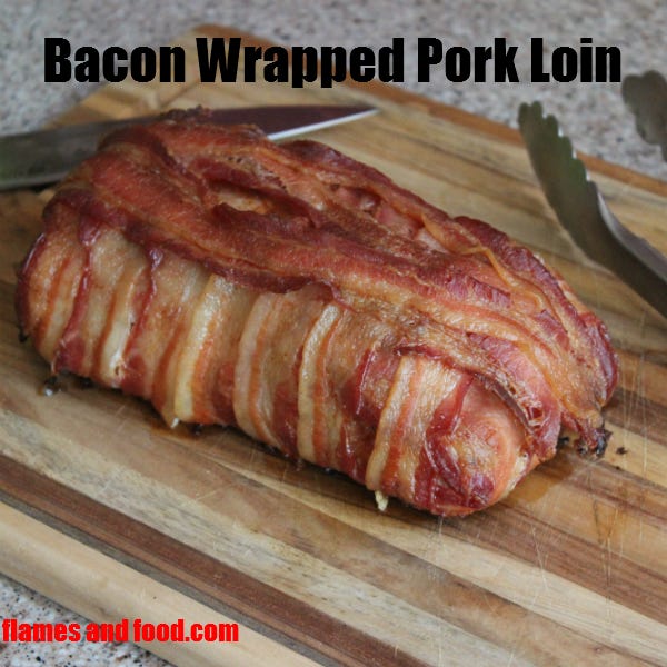 Bacon Wrapped Pork Loin by Flamemaster Medium