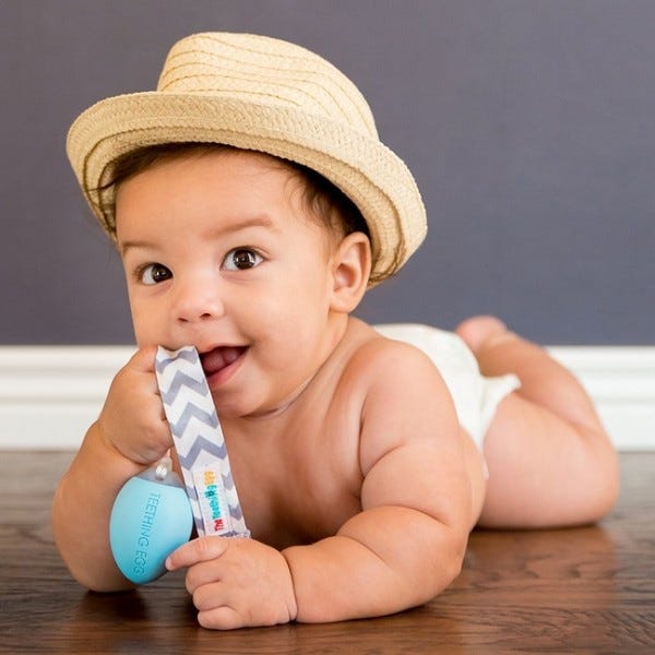 teething egg baby