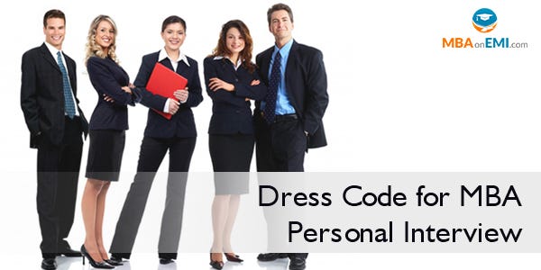 mba interview attire