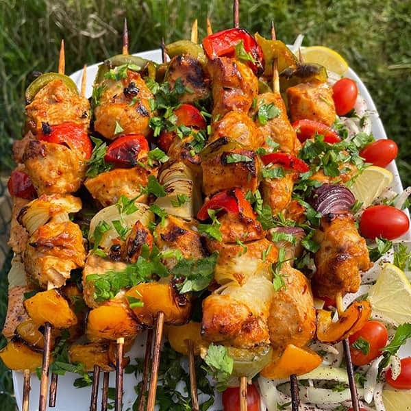 Turkish Grilled Chicken Recipe. Ingredients for four people by